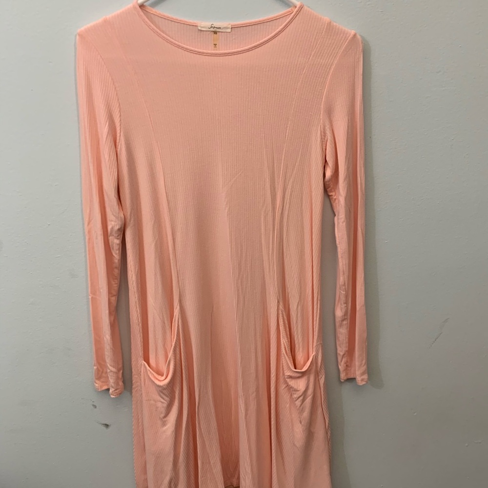Light pink swing dress